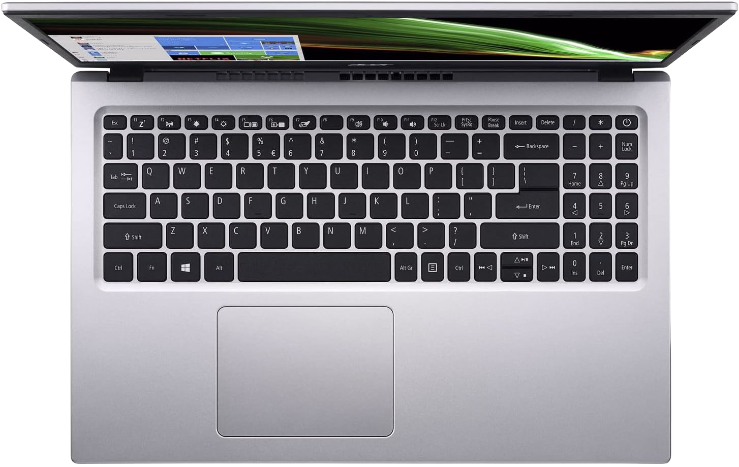 Acer Aspire 3 15.6" i3 4/128GB Touchscreen Silver 2 Acer Aspire 3 15.6" i3 4/128GB Touchscreen Silver - Image 2