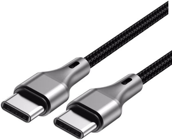 Aspor 60W Fast Charging USB-C to USB-C Nylon Braided Cable Data Transmission 1.2 M Length